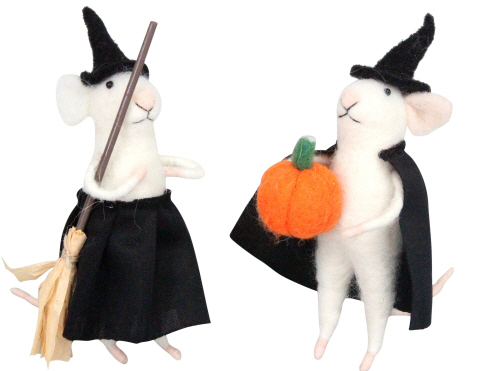 Gisela Graham Mix of Halloween Mice decorations 