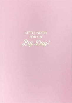 Bluebell 33 Little Notes For The Big Day Lined Notebook