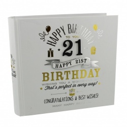 Signography 21st Birthday Gift Photo Album