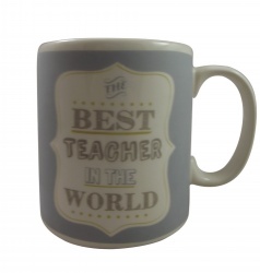 Gisela Graham Best Teacher Ceramic Gift Mug
