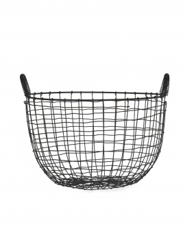 Garden Trading Large Black Wirework Storage Basket