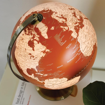 Gentlemen's Hardware Orange Rotatable Globe Light