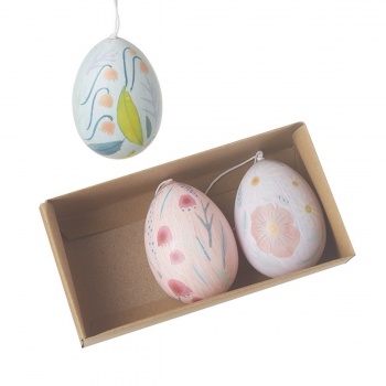 Heaven Sends Set of 3 Patterned Easter Egg Decorations