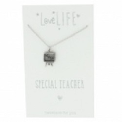 Widdop Gifts Love Life Special Teacher Necklace