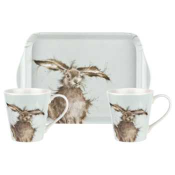 Wrendale Designs Hare Design Mug and Tray Set