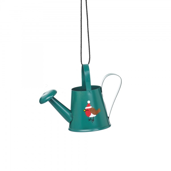 Sass & Belle Christmas Watering Can Hanging Decoration