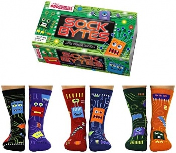 United Oddsocks Sock Bytes Children's Socks - Size 12 - 5.5