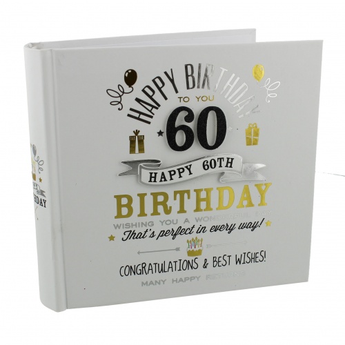 Signography 60th Birthday Gift Photo Album