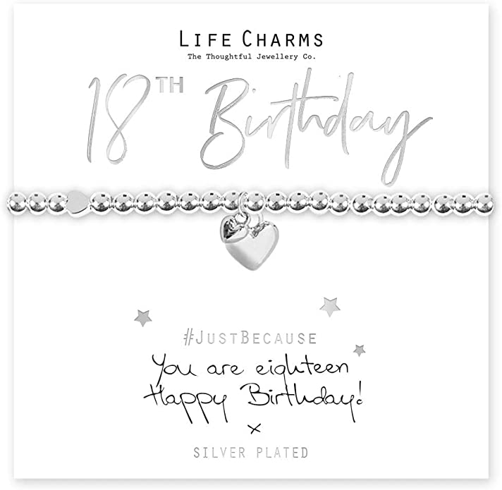 Life Charms 18th Birthday Gift Boxed Bracelet