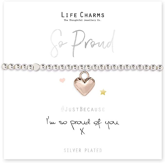 Life Charms I'm So Proud Of You Gift Boxed Bracelet
