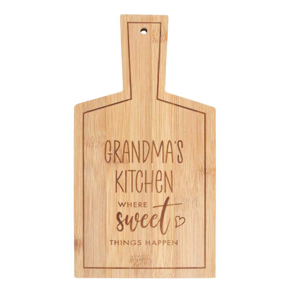 Something Different Wooden Grandma's Kitchen Serving Board