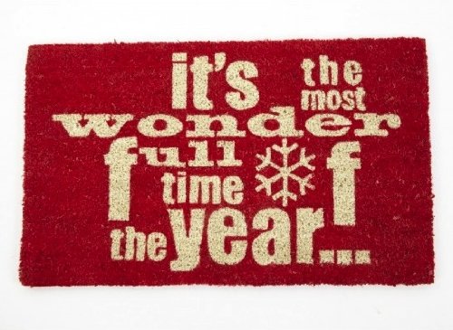 Heaven Sends Wonderful Time of The Year  Christmas Doormat
