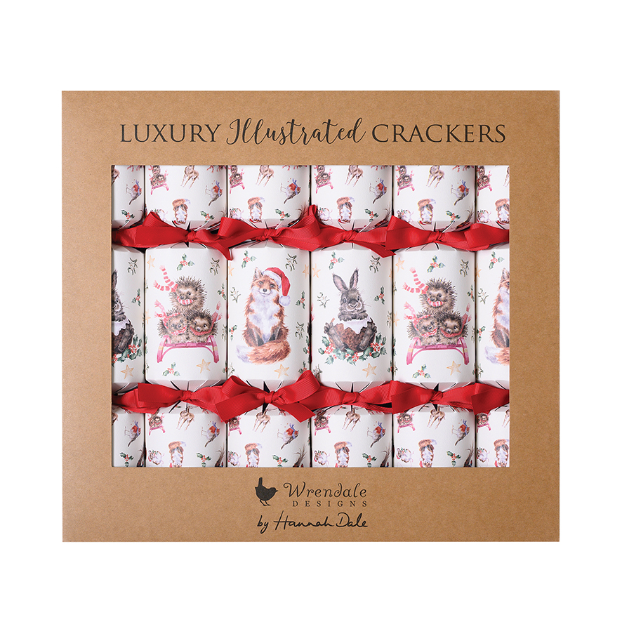 Wrendale Designs Deluxe Winter Wonderland Christmas Crackers