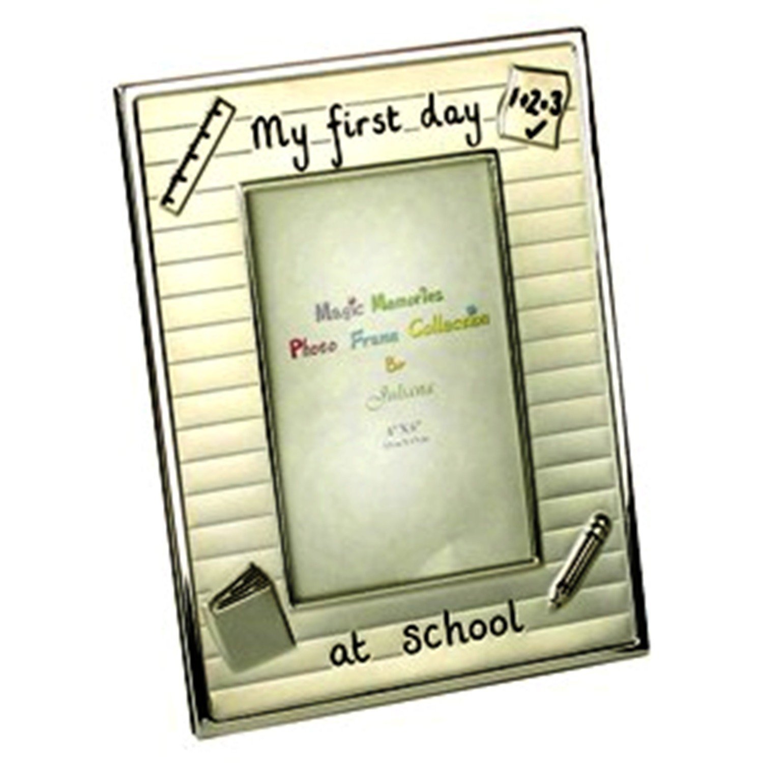my first day at school photo frame