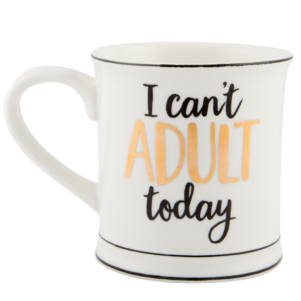 I can't adult today sasse and belle mug