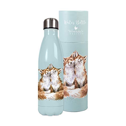 Wrendale Designs Water Bottle Fox design
