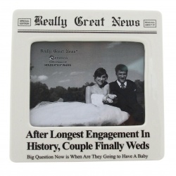 Really Great News Longest Engagement Photo Frame