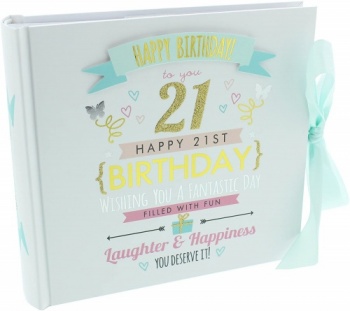 Signography Ladies  21st Birthday Gift Photo Album