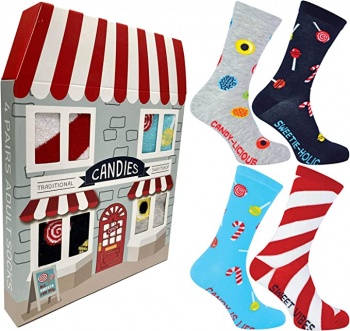 Boxt Novelty Candy Shop Socks in Gift Box  - One Size