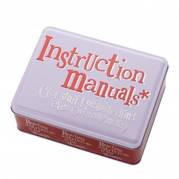 Bright Side Instruction Manual Novelty Storage Tin