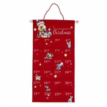 Widdop Fabric Disney Inspired Winnie The Pooh Christmas Advent Calendar