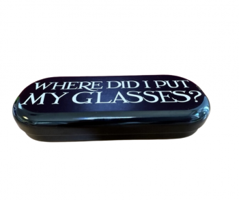 Emma Bridgewater Black Toast Design Tin Glasses Case