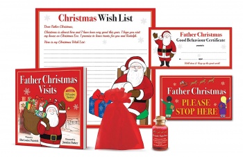 Father Christmas Visits Children's Gift Set