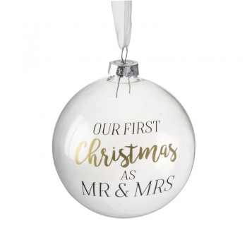 Heaven Sends Our First Christmas as Mr & Mrs Bauble