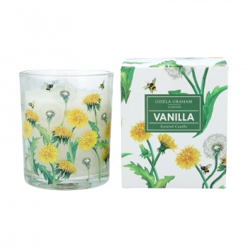 Gisela Graham Small Dandelion and Bee Vanilla Scented Candle