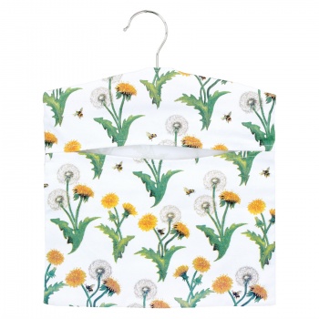 Gisela Graham Dandelion and Bee Design Spring Peg Bag