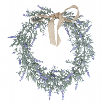 Gisela Graham Rustic Lavender Wreath Home Decoration