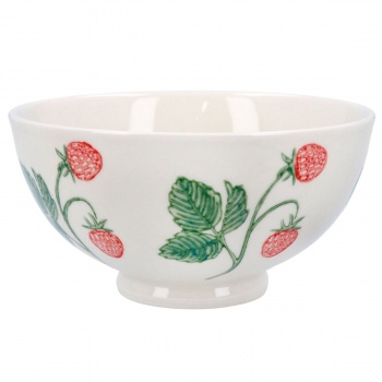 Gisela Graham Strawberry Design Stoneware Bowl