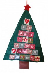 Heaven Sends Christmas Decoration Fabric Tree Advent Calendar