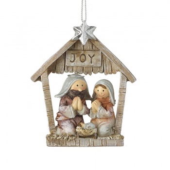 Heaven Sends Joy Nativity Stable Scene Decoration