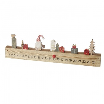 Heaven Sends Novelty Wooden Ruler Countdown To Christmas Decoration