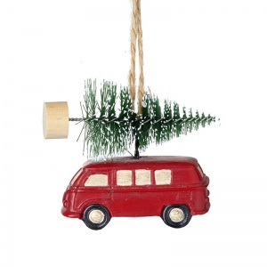 Heaven Sends Camper Van With Tree Christmas Decoration