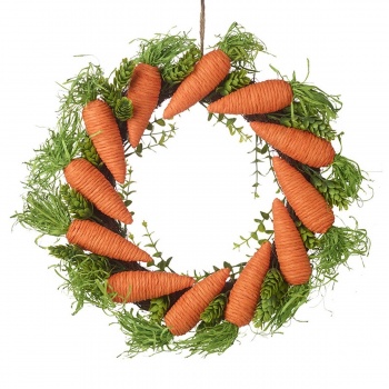 Heaven Sends Carrot Design Easter Wreath