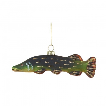 Heaven Sends Green Fish Hanging Christmas Tree Decoration