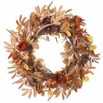 Heaven Sends Floral and Foliage Autumnal Wreath