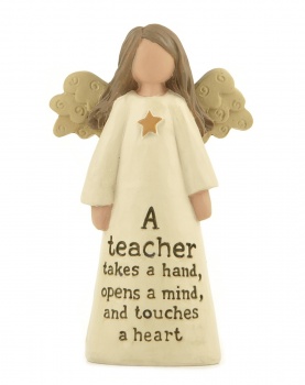 Heaven Sends A Teacher Takes A Hand Angel Ornament