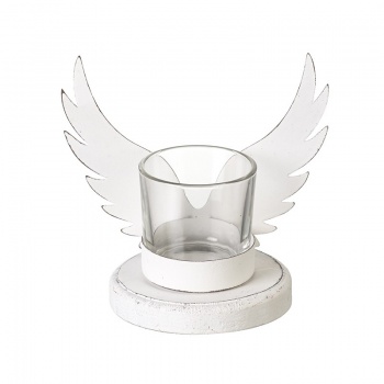 Heaven Sends Angel Wings Christmas Tea Light Holder