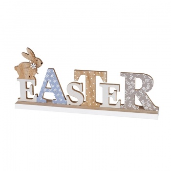 Heaven Sends Rustic Wooden Easter Sign Decoration