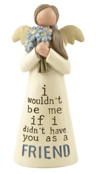 Heaven Sends Ornamento Angelo In Resina – Sisters For Ever, 11 Cm