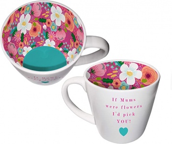 WPL Gifts If Mums Were Flowers Ceramic Floral Mug