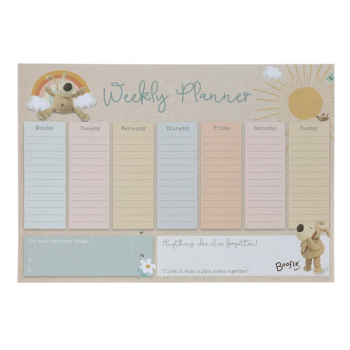 Boofle Weekly Planner with Tear Off Sheets