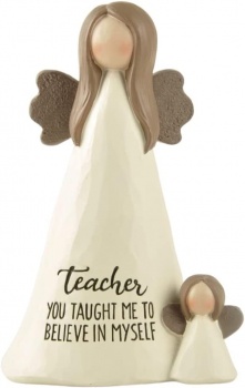 Feather and Grace Teacher Angel Ornament