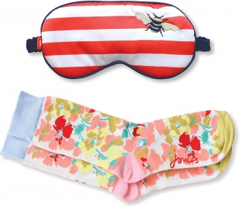 Joules Postable Gift Box with Eye Mask and Socks