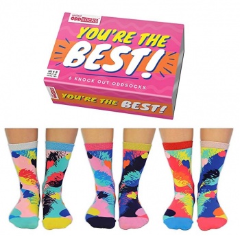 United Oddsocks Women's You're The Best Gift Box