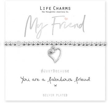 Life Charms My Friend Gift Boxed Bracelet