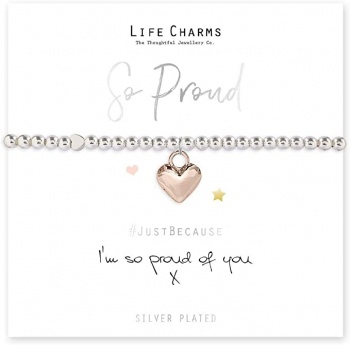 Life Charms I'm So Proud Of You Gift Boxed Bracelet